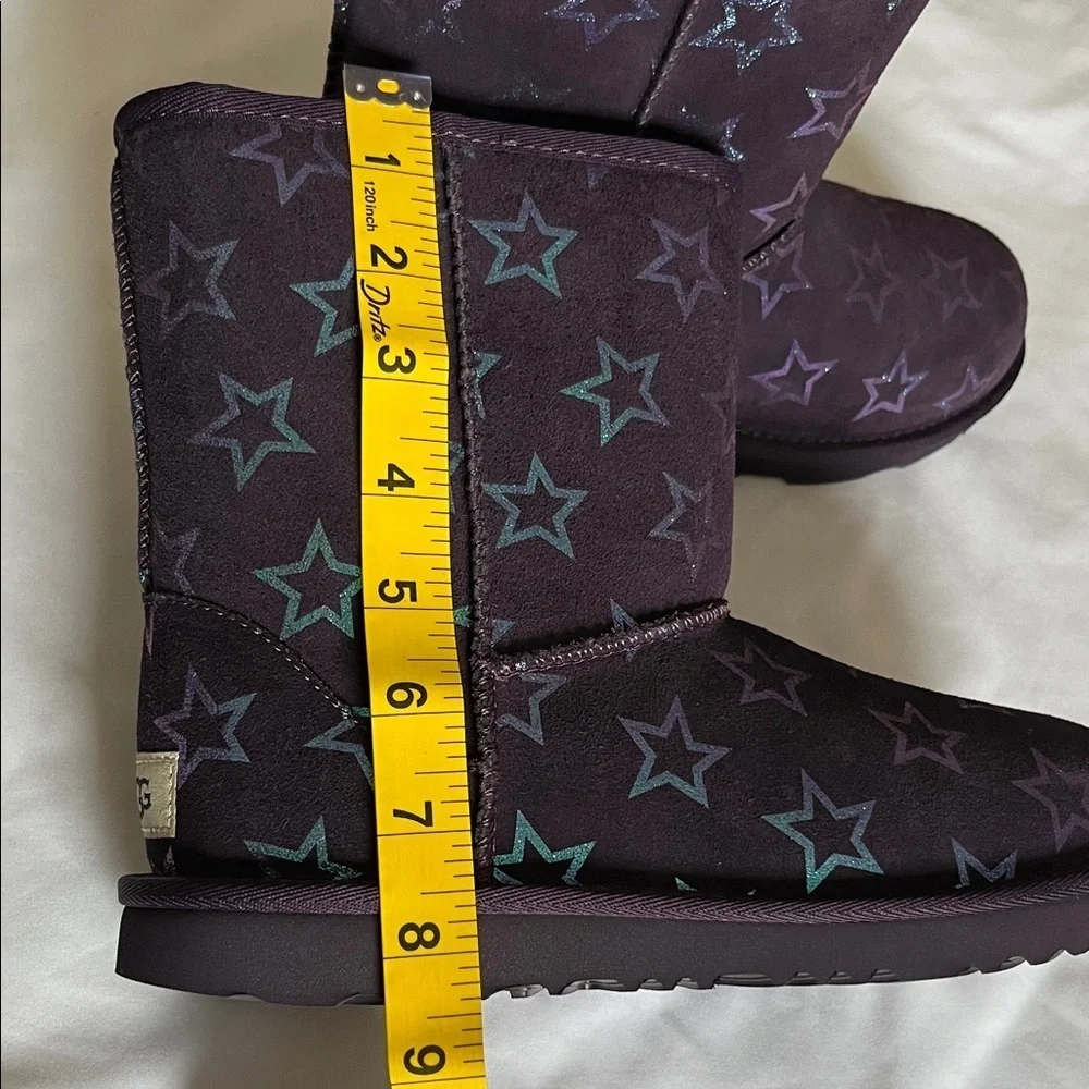 UGG Purple Boots with Star Design